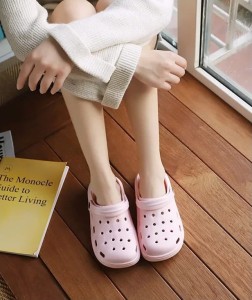 Damskie letnie chodaki croksy różowe