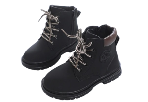 Buty zimowe dla chłopca ocieplane sznurowane