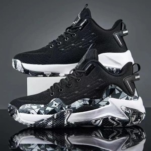 Buty sportowe do koszykówki dla mężczyzn buty za kostkę sznurowane