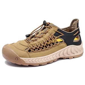 Męskie Sandały Trekkingowe Z Elastycznym Sznurowaniem