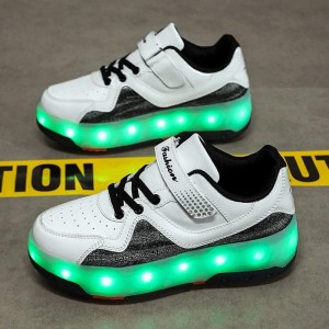 Buty dziecięce LED świecące – sportowe sneakersy z podświetlaną podeszwą