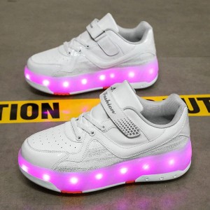 Buty dziecięce LED świecące – sportowe sneakersy z podświetlaną podeszwą