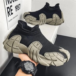 Męskie Buty Sportowe Slip-On – Futurystyczne Sneakersy Skarpetkowe