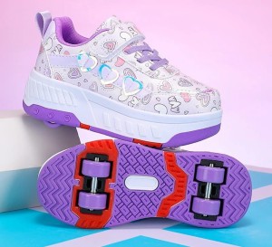 Buty z Rolkami 2w1 dla Dziewczynki – Rolki w Podeszwie Butorolki dla dzieci