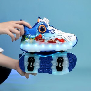 Butorolki Dziecięce Świecące Buty z Kółkami LED Unisex rozmiary  29-40 