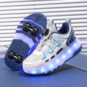 Butorolki Dziecięce Świecące Buty z Kółkami LED Unisex rozmiary  29-39