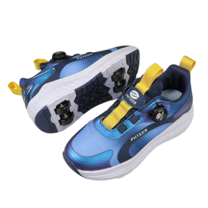 Butorolki Dziecięce Buty z Kółkami Rolkowe Sneakersy Szybkie Wiązanie