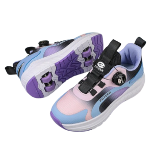 Butorolki Dziecięce Buty z Kółkami Rolkowe Sneakersy Szybkie Wiązanie