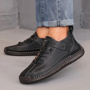 Półbuty Sportowe Unisex – Casualowe Sneakersy z Przeszyciami, Wygodna Podeszwa, Skóra Syntetyczna R. 36-46