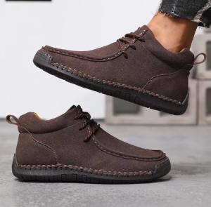 Męskie Półbuty Sportowe Casual – Wygodne Sneakersy Płaska Podeszwa, Styl Vintage