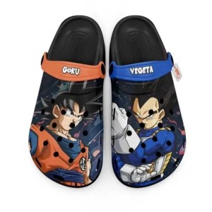 Klapki Piankowe Chodaki Dragon Ball Goku i Vegeta – Lekkie Sandały Ogrodowe EVA