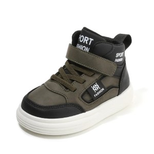 Dziecięce Sneakersy Sportowe Wysokie na Rzep Jesień Rozmiary 21-32