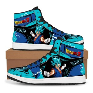 Buty Wysokie Anime Dragon Ball Z Vegito Blue – Trampki Sneakersy Streetwear