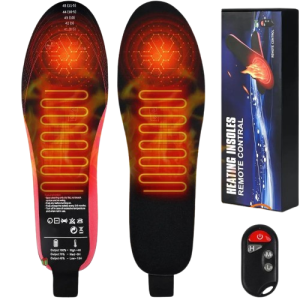 Podgrzewane Wkładki do Butów z Pilotem Akumulator 2100mAh – Termowkładki Grzewcze